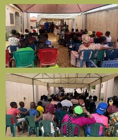 Easter Saturday 2025 . Community Christian Therapy for mothers and children at the Orphanage