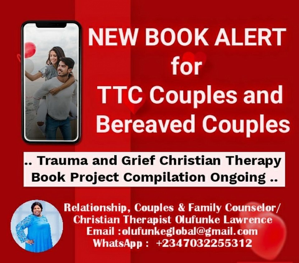 Ongoing Trauma and Grief Christian Therapy book for ttc couples