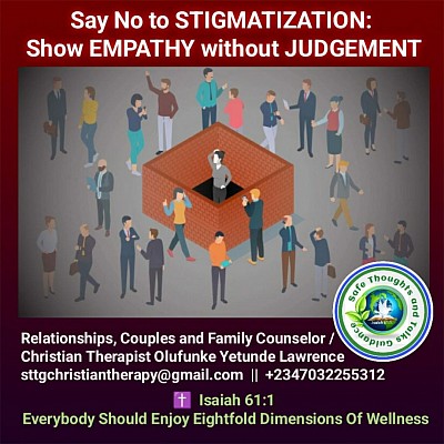 Say no to STIGMATIZATION